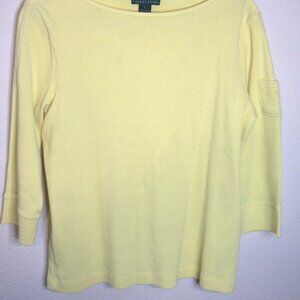 Ralph Lauren 3/4 sleeve top